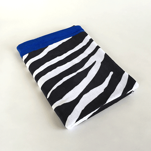 Zebra Print Beach Towel