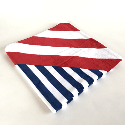 Fiber Reactive Beach Towels - Print-C Stripe