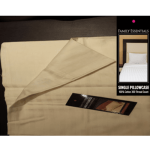 Family Essentials Single Pillowcase