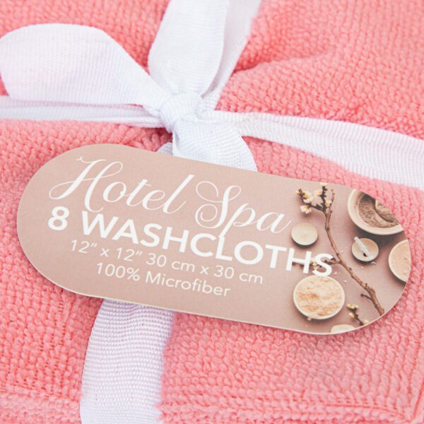 8-Pack Hotel Spa Washcloths