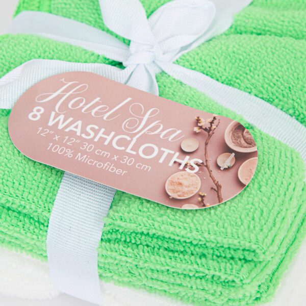 8-Pack Hotel Spa Washcloths