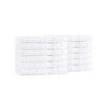 Admiral Towel Collection - Washcloth, 12x12, White