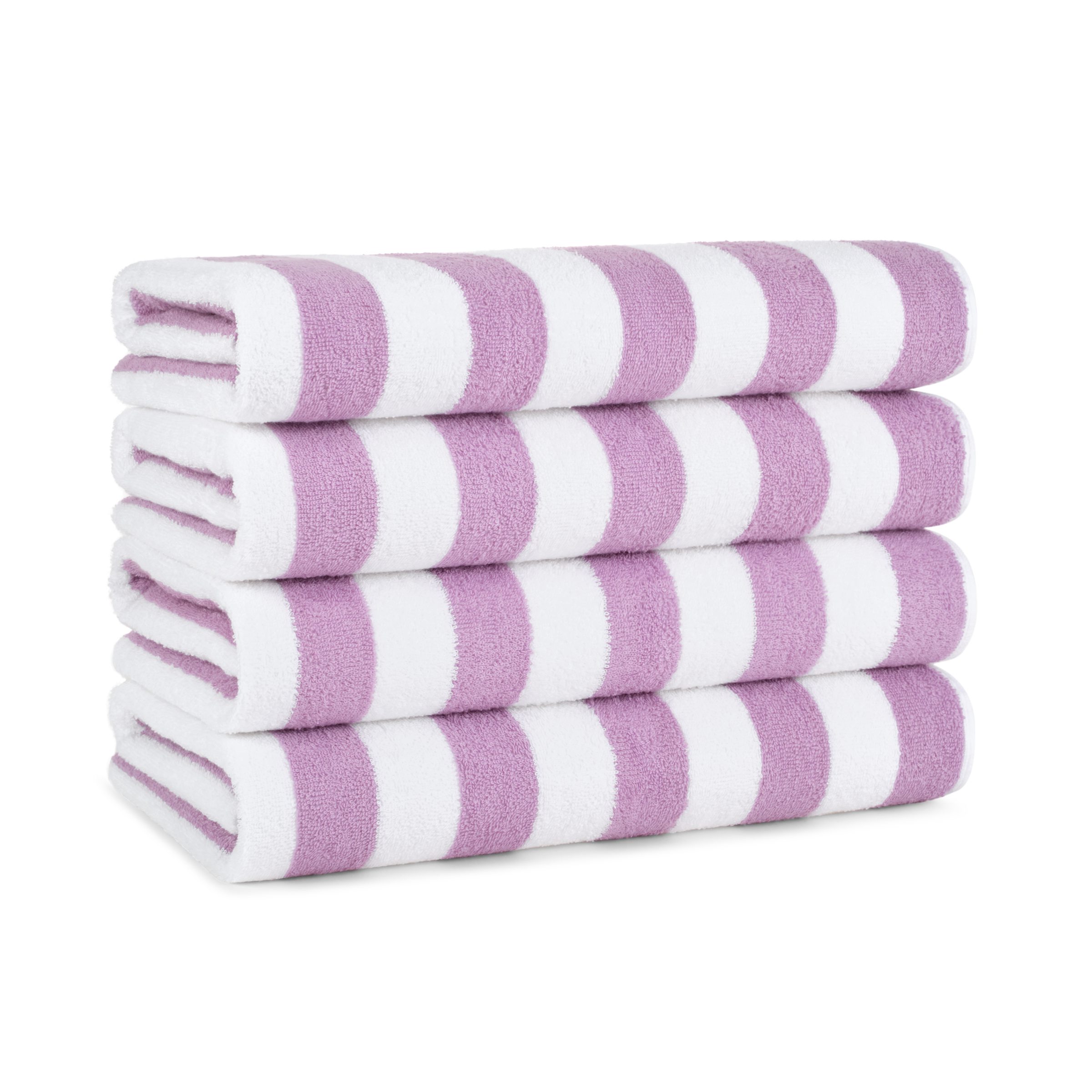 LOFT by Loftex Resort Beach Towel CABANA pink purple white stripes