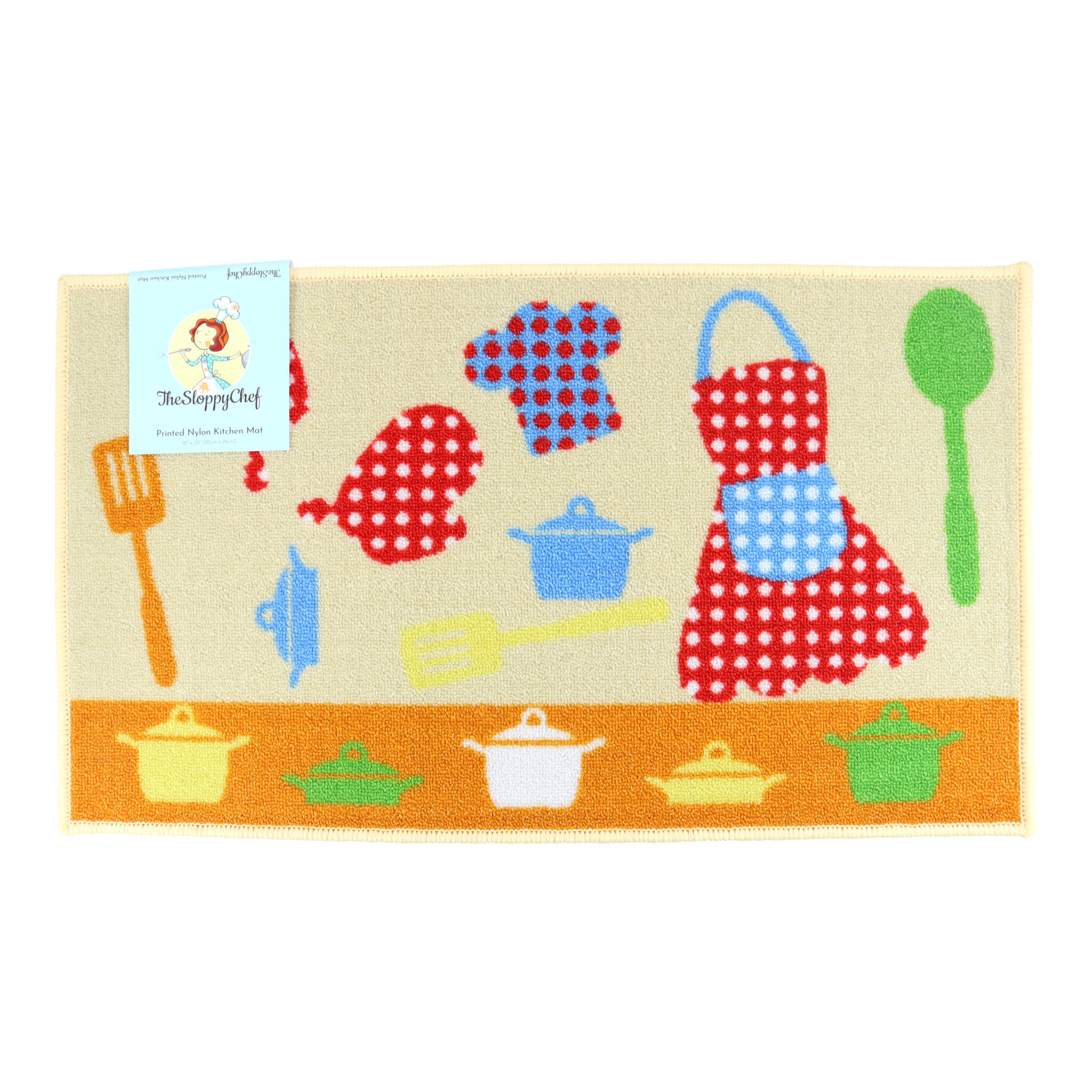 Sloppy Chef Printed Nylon Rugs Arkwright Home
