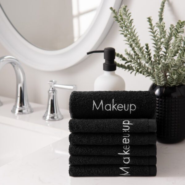 Terry Embroidered Makeup Towels