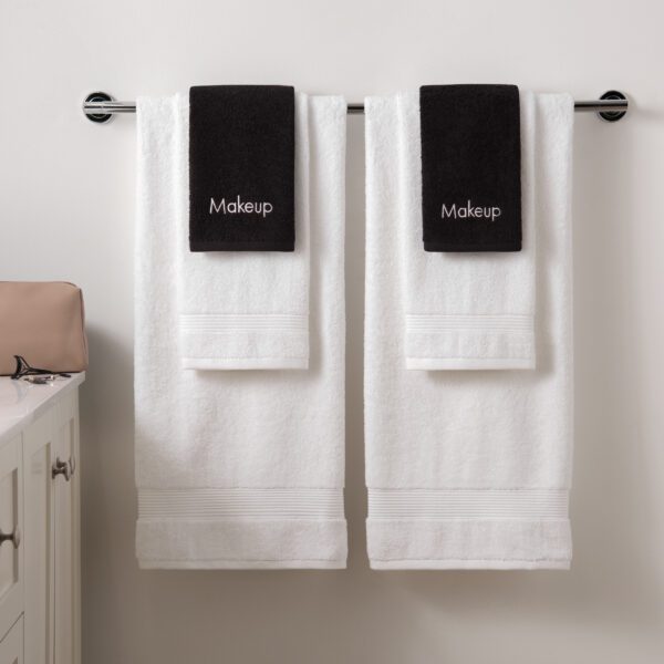 Terry Embroidered Makeup Towels
