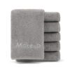 Coral Fleece Bleach Resistant Makeup Removal Washcloth 3-Pack - Grey, 12x12