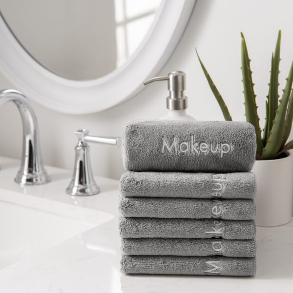 3-Pack Coral Fleece Makeup Removal Washcloths