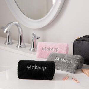 3-Pack Coral Fleece Makeup Removal Washcloths