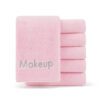 Coral Fleece Bleach Resistant Makeup Removal Washcloth 3-Pack - Pink, 12x12