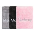 3-Pack Coral Fleece Makeup Removal Washcloths - Assorted, 13x13