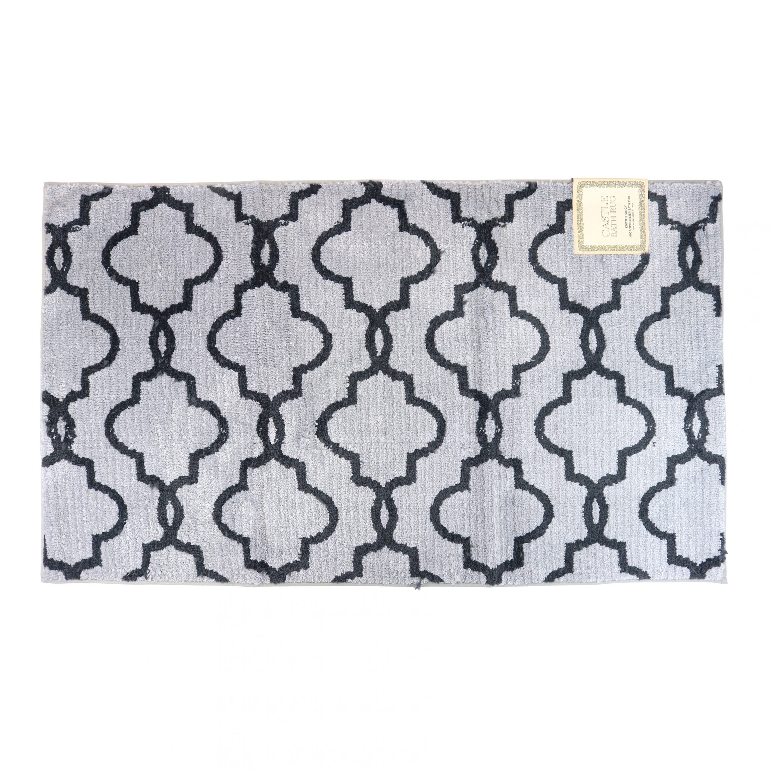 Microfiber latex back, Bath Rug