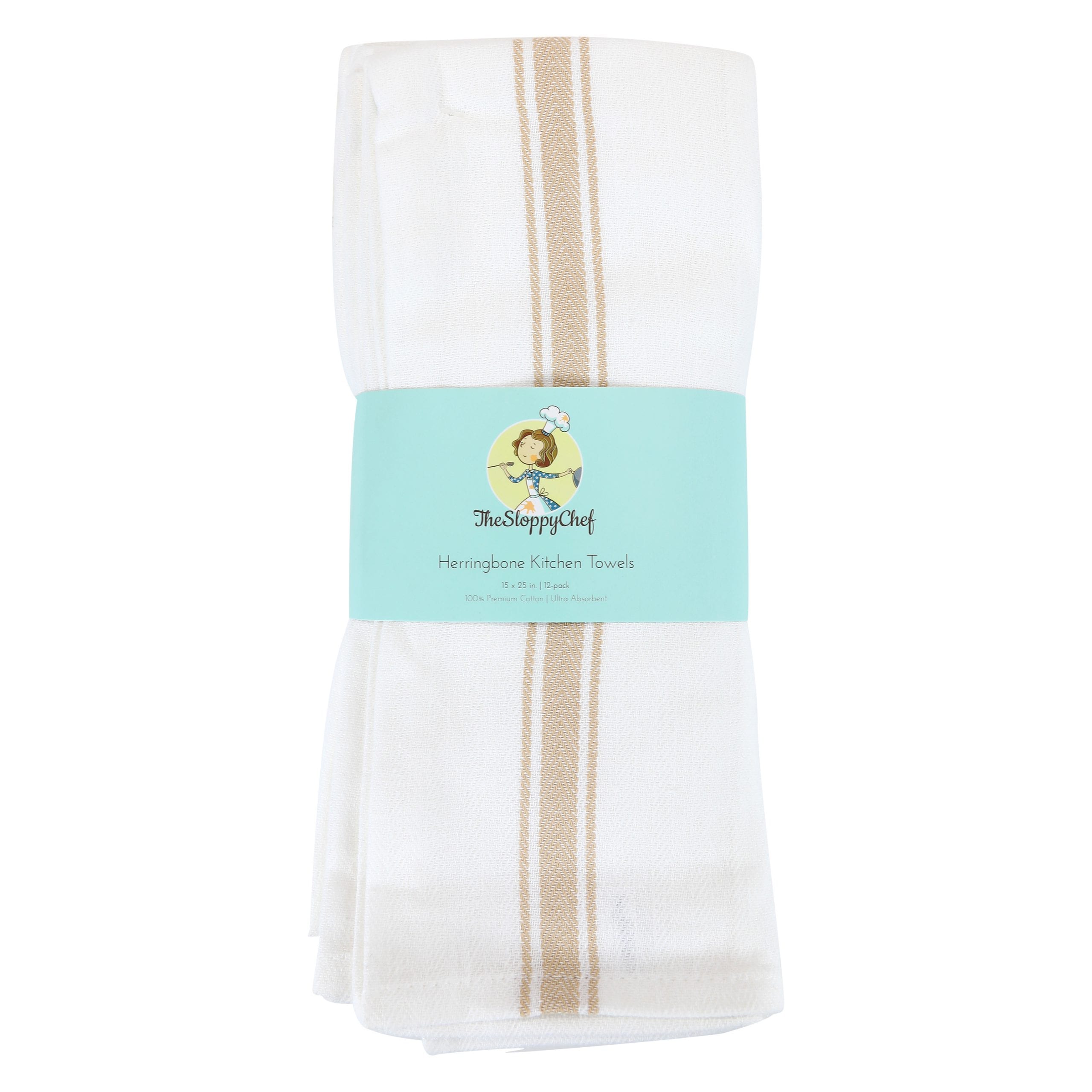 Herringbone Kitchen Towels – Hospitality & Foodservice – Monarch Brands