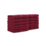 True Color Towels - Washcloth, Burgundy
