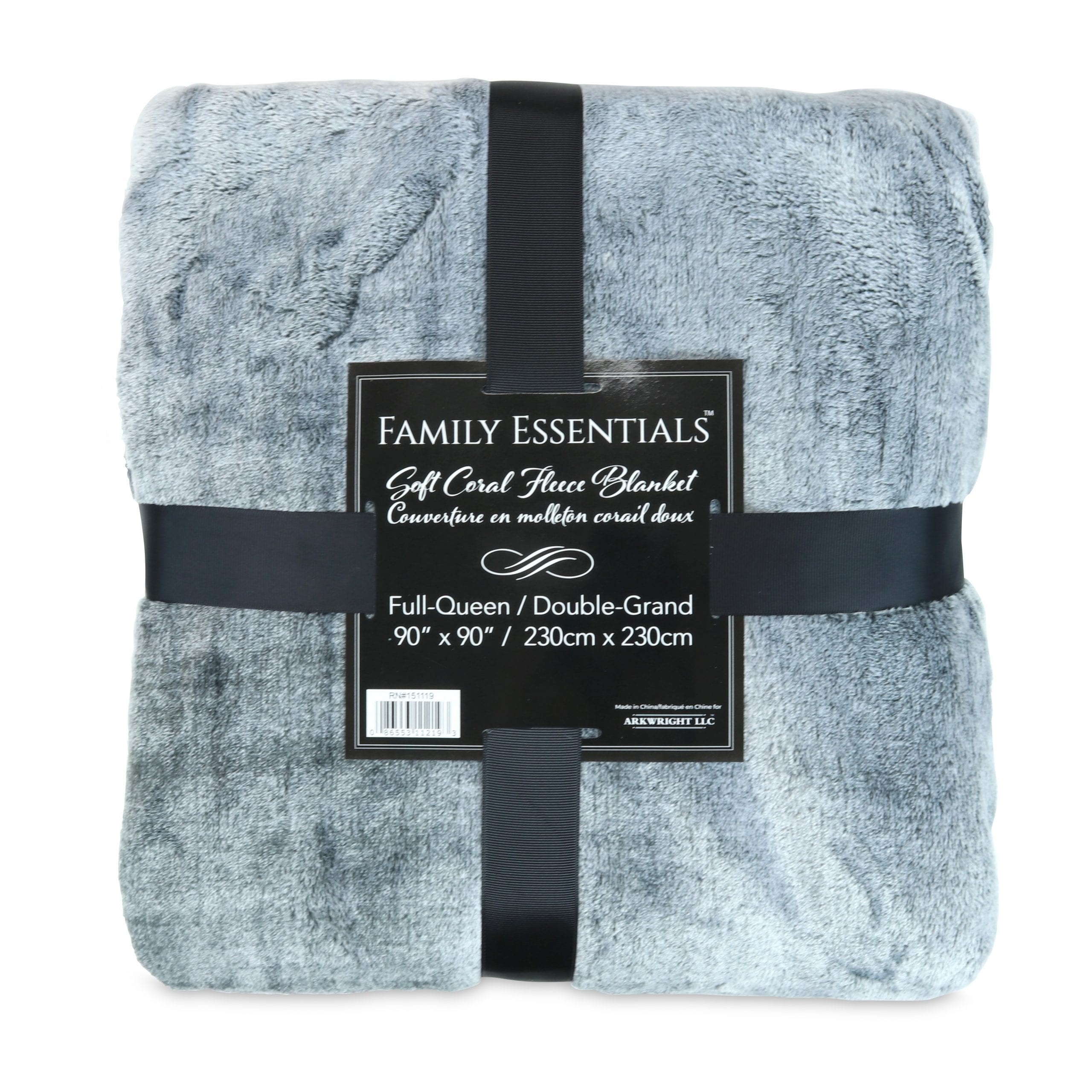 Family Essentials Coral Fleece Blankets - Arkwright Home