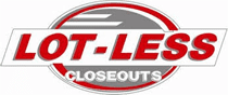 Lot Less Closeouts logo