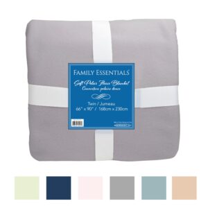 Family Essentials Soft Polar Fleece Blanket