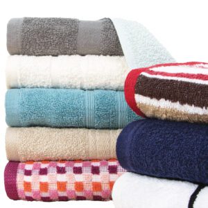 Arkwright Home Sunshine Assorted Hand Towels (Bulk Case of 96), Cotton, Assorted Sizes, Patterns, Solids, and Jacquards, 16x28 in. and