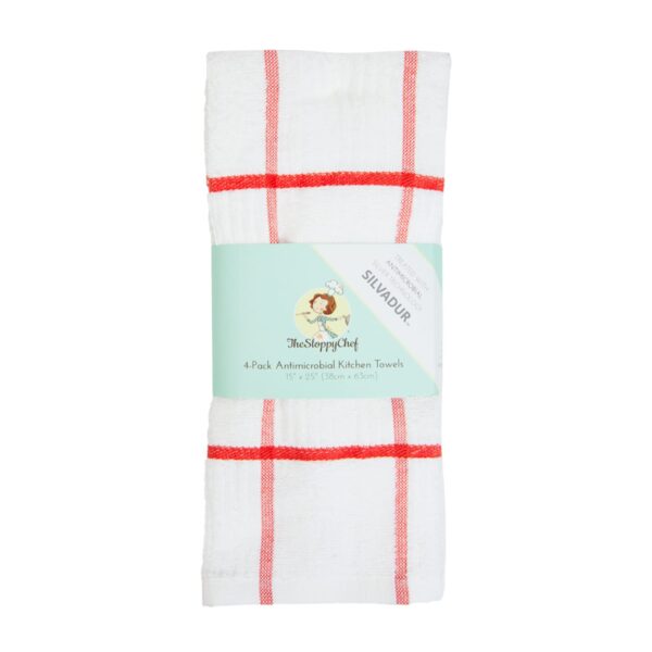 The Sloppy Chef 4-Pack Antimicrobial Kitchen Towels - WISAF