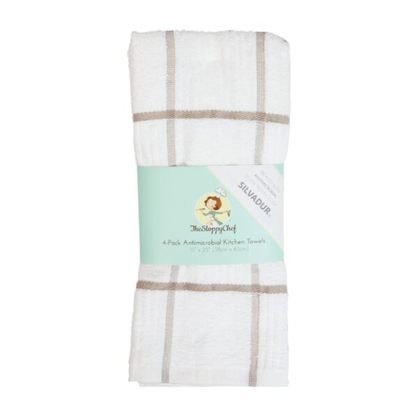 The Sloppy Chef 4-Pack Antimicrobial Kitchen Towels - WITAN