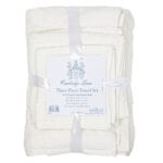 Cambridge Linen Three Piece Towel Set White