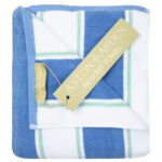 Aston & Arden Resort Towel - Blue/Green