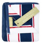 Aston & Arden Resort Towel - Navy/Red