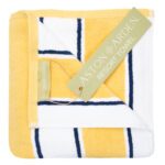 Aston & Arden Resort Towel - Yellow/Navy