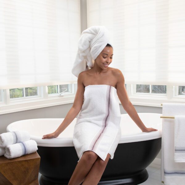 Aston & Arden Ombre Border Turkish Towels