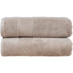 Aston & Arden Color Block Towels Turkish Towels - bath towel, Hummus
