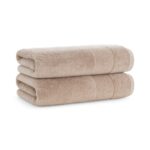 Aston & Arden Color Block Towels Turkish Towels - bath towel, Hummus