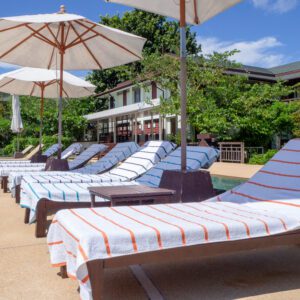 Las Rayas Chaise Lounge Cover Two Pack