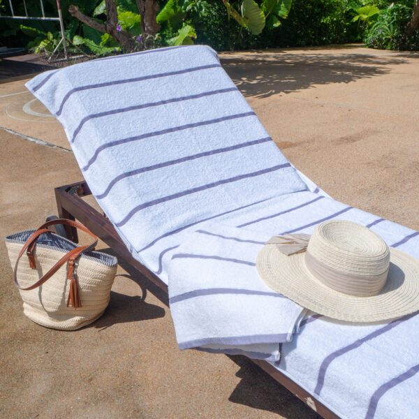 Las Rayas Chaise Lounge Cover Two Pack