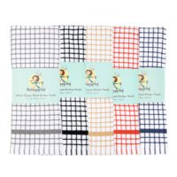 6-Pack Sloppy Chef Classic Check Kitchen Towels