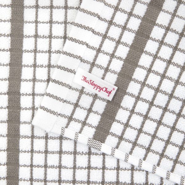 6-Pack Sloppy Chef Classic Check Kitchen Towels