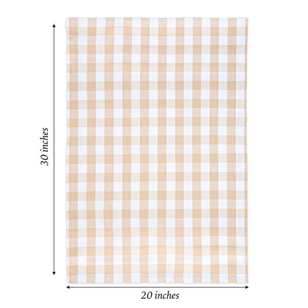 The Sloppy Chef 6-Pack Flat Woven Buffalo Plaid Kitchen Towels