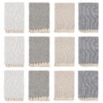 Common Grounds Eco-Green Cotton Throws - Diamond, 50X70, Grey, Taupe, Navy, Black