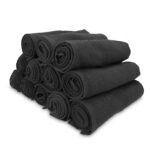 Bleach Safe Stylist Towels - 16x28, 3 lbs, Black