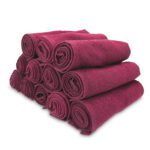 Bleach Safe Stylist Towels - 16x27, 2.5 lbs, Burgundy