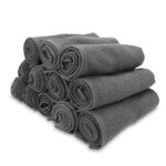 Bleach Safe Stylist Towels - 16x27, 2.5 lbs, Charcoal