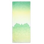 Mandala Sand-Free Microfiber Beach Towels - Green