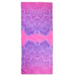 Mandala Sand-Free Microfiber Beach Towels - Purple