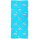 Printed Beach Towels - Flamingos