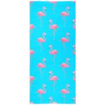 Printed Beach Towels - Flamingos