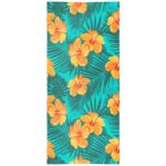 Printed Beach Towels - Flowers, 30x60