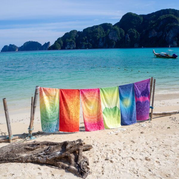 Mandala Sand-Free Microfiber Beach Towels