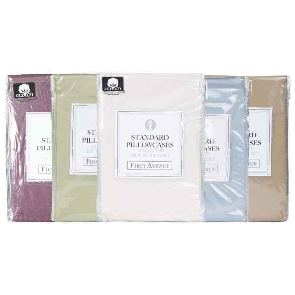 First Avenue T300 Pillowcase Pairs