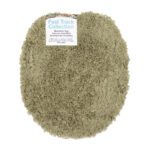 Oval Microfiber "Fast Track" Rugs - Sage, Lid-18x18
