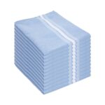 Bistro Napkins - Reverse Baby Blue