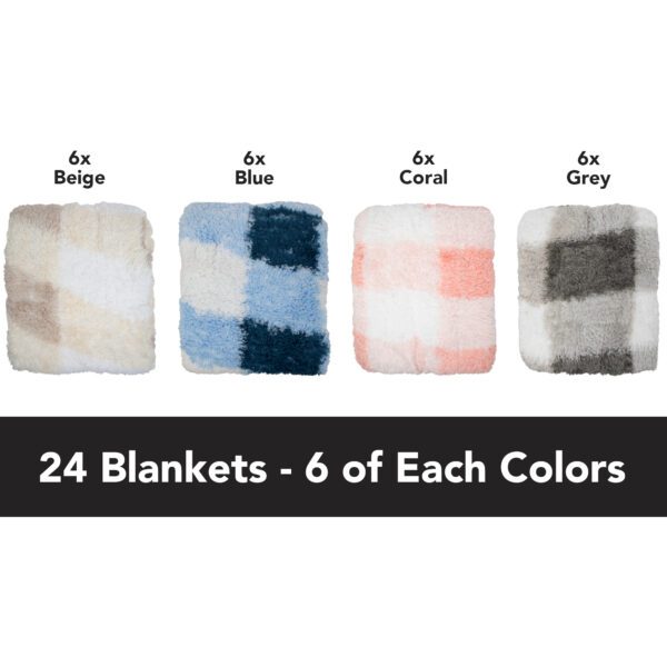 Picnic Check Soft Printed Sherpa Throws